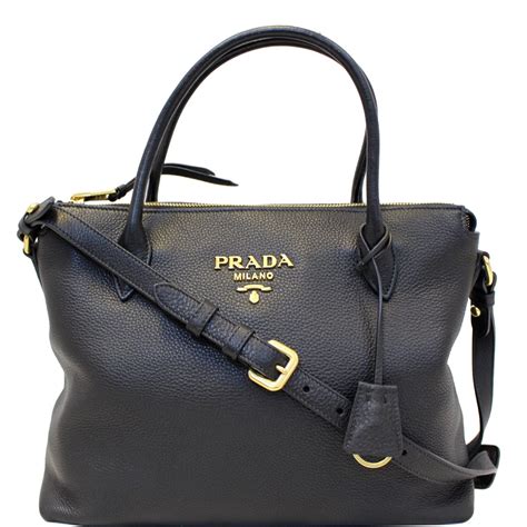 black prada bag with pouch.